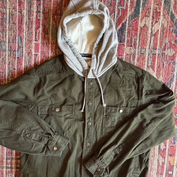 Duluth Men’s Canvas Hooded Jacket, Large - Picture 2 of 4